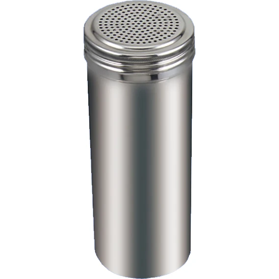 22 Oz. Stainless Steel Dredge Shaker 1 22 Oz. Stainless Steel Dredge Shaker