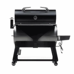 Recteq Flagship XL 1400 Pellet Grill -The Kansas City Bbq Store Flagship XL Back Side Lid Open