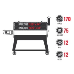 Recteq Flagship XL 1400 Pellet Grill -The Kansas City Bbq Store Flagship XL Specs 2