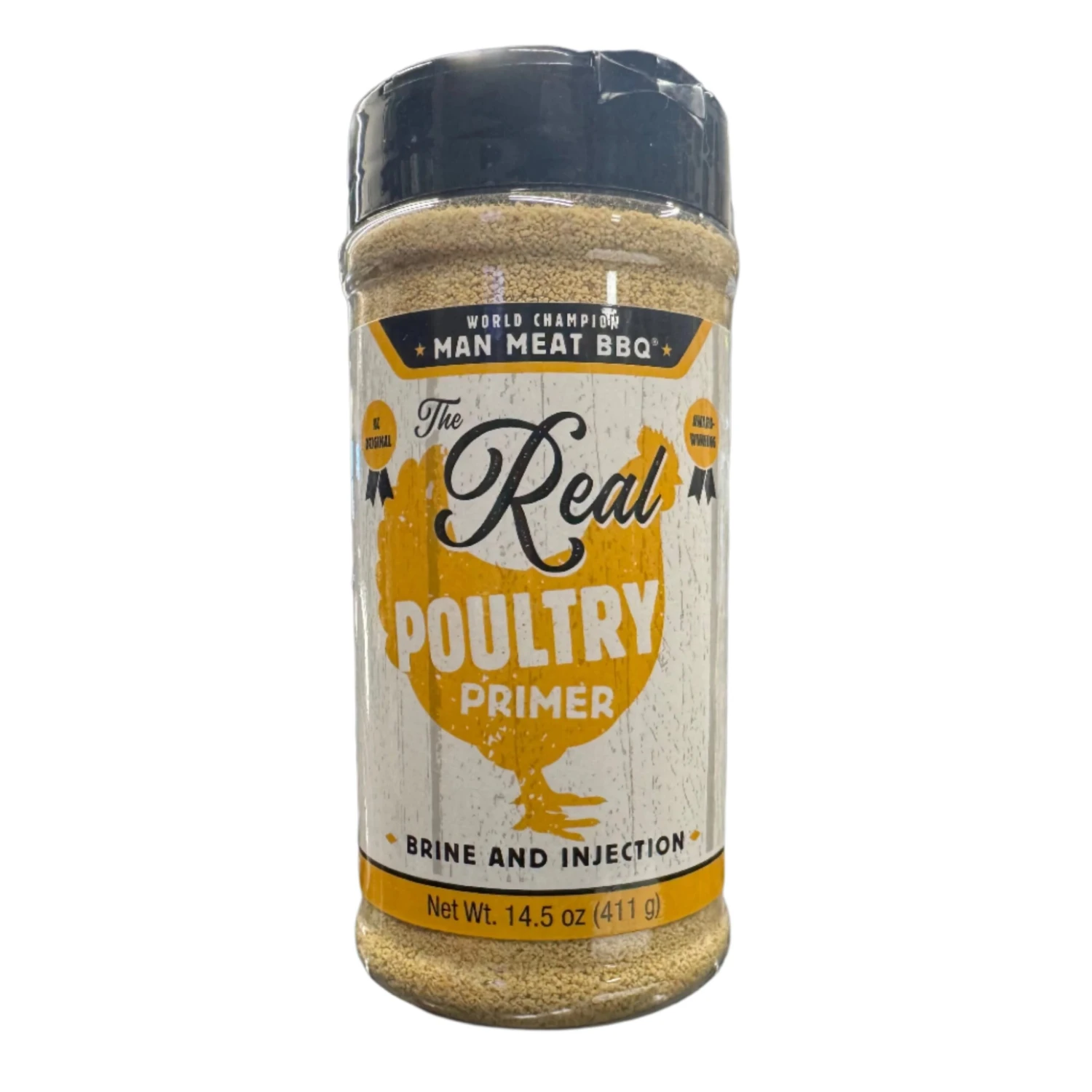 Man Meat BBQ Poultry Primer – Flavor-Boosting Marinade & Binder For Chicken, Turkey & Wings (14.5 Oz) 1 Man Meat BBQ Poultry Primer – Flavor-Boosting Marinade & Binder For Chicken, Turkey & Wings (14.5 Oz)