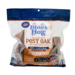 Blues Hog Barkless Post Oak Wood Chunks (300cu/in)
