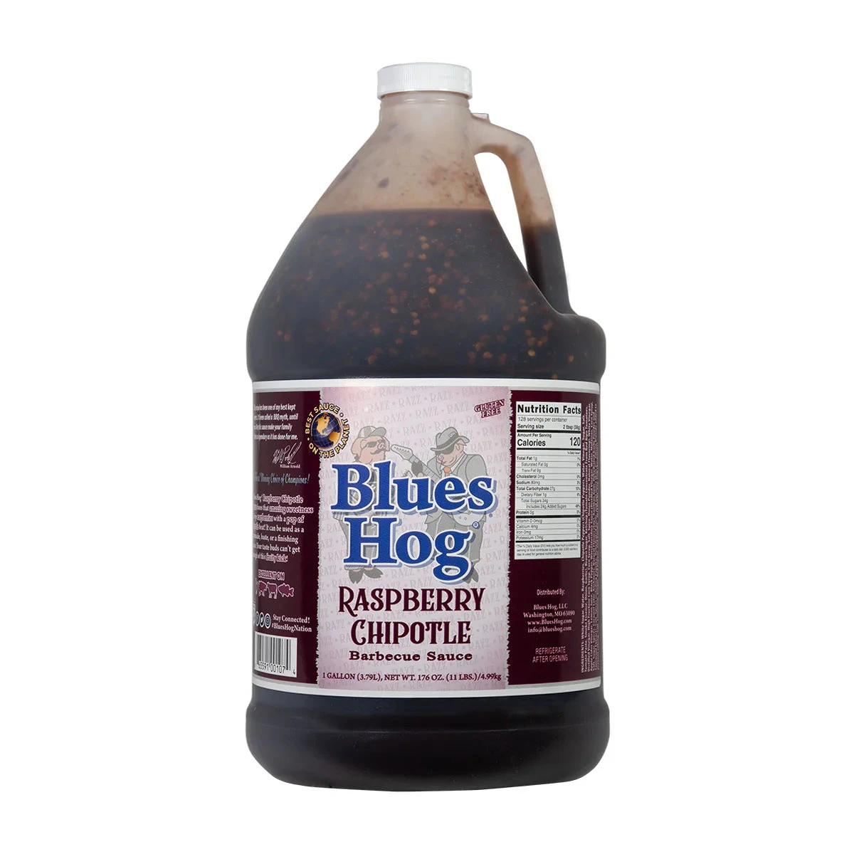 Blues Hog Raspberry Chipotle BBQ Sauce (1 Gallon) 1 Blues Hog Raspberry Chipotle BBQ Sauce (1 Gallon)