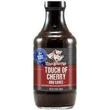 Three Little Pigs Kansas City Touch Of Cherry BBQ Sauce 21.4 Oz.