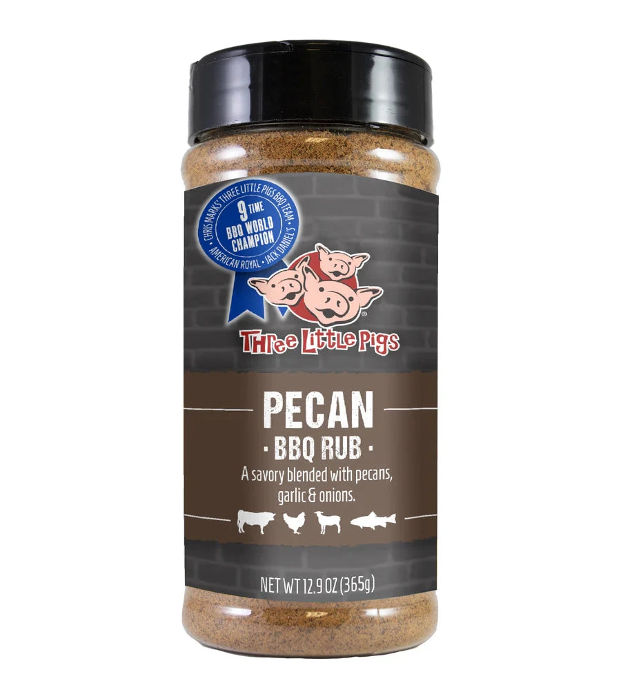 Three Little Pigs Pecan BBQ Rub 12.9oz 1 Three Little Pigs Pecan BBQ Rub 12.9oz
