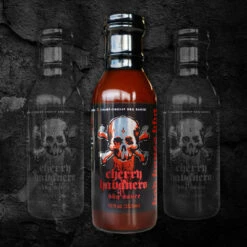 Bad Bones BBQ Cherry Habanero BBQ Sauce 12 Oz.