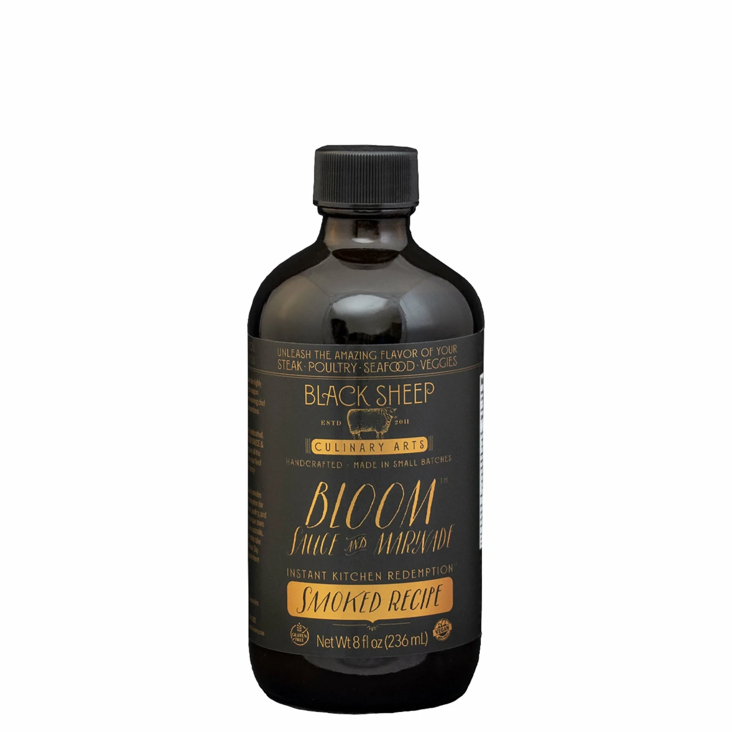 Black Sheep Bloom Sauce And Marinade Smoked Recipe 8 Oz. 1 Black Sheep Bloom Sauce And Marinade Smoked Recipe 8 Oz.