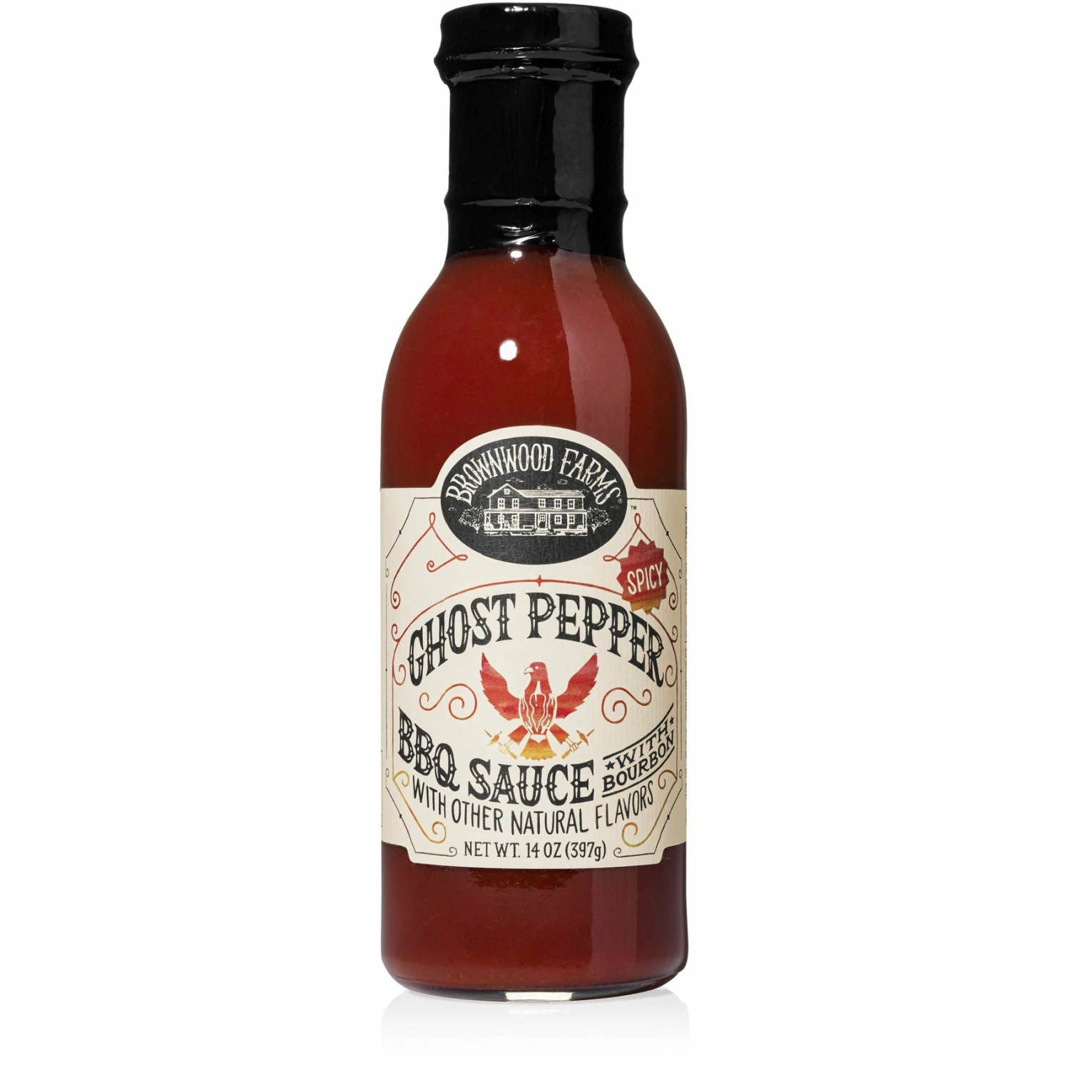 Brownwood Farms Ghost Pepper BBQ Sauce 14 Oz. 1 Brownwood Farms Ghost Pepper BBQ Sauce 14 Oz.