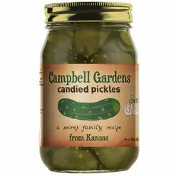 Campbell Gardens Sweet Garlic Candied Pickles 16 Oz.