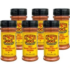 Cimarron Doc's Sweet Rib Rub & Bar-B-Q Seasoning 6.6 Oz. Bottles - Case Of 6