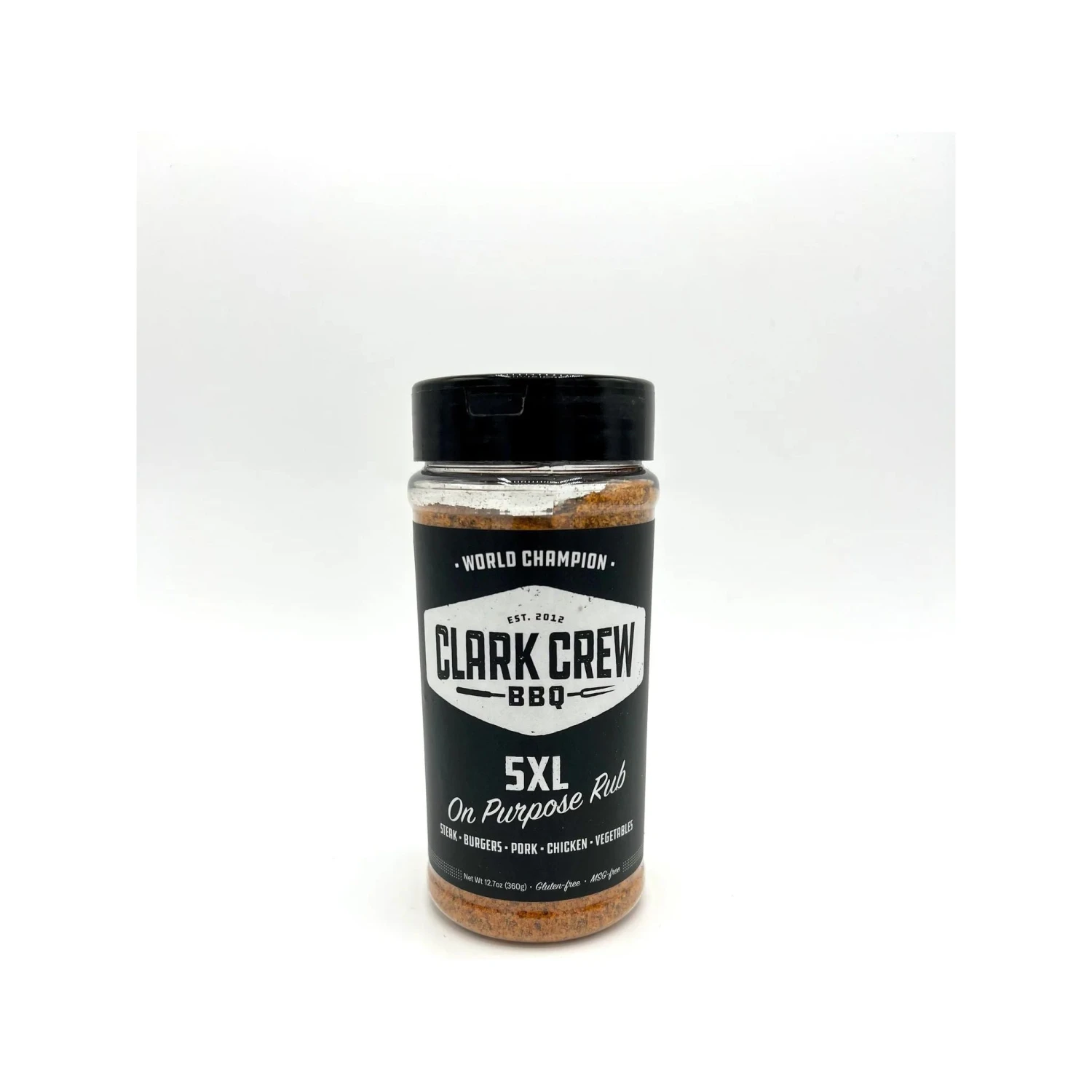 Clark Crew BBQ 5XL On Purpose Rub 12.7oz 1 Clark Crew BBQ 5XL On Purpose Rub 12.7oz