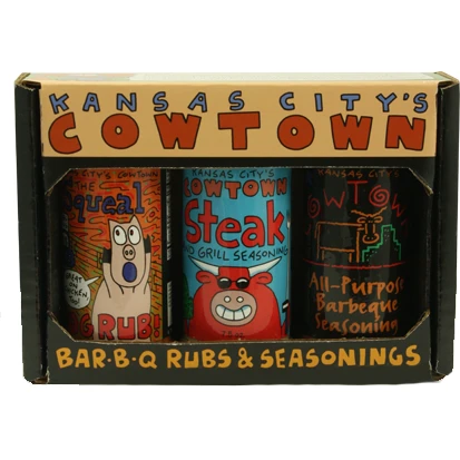 Cowtown Bar-B-Q Rubs & Seasonings 3-Pack 1 Cowtown Bar-B-Q Rubs & Seasonings 3-Pack