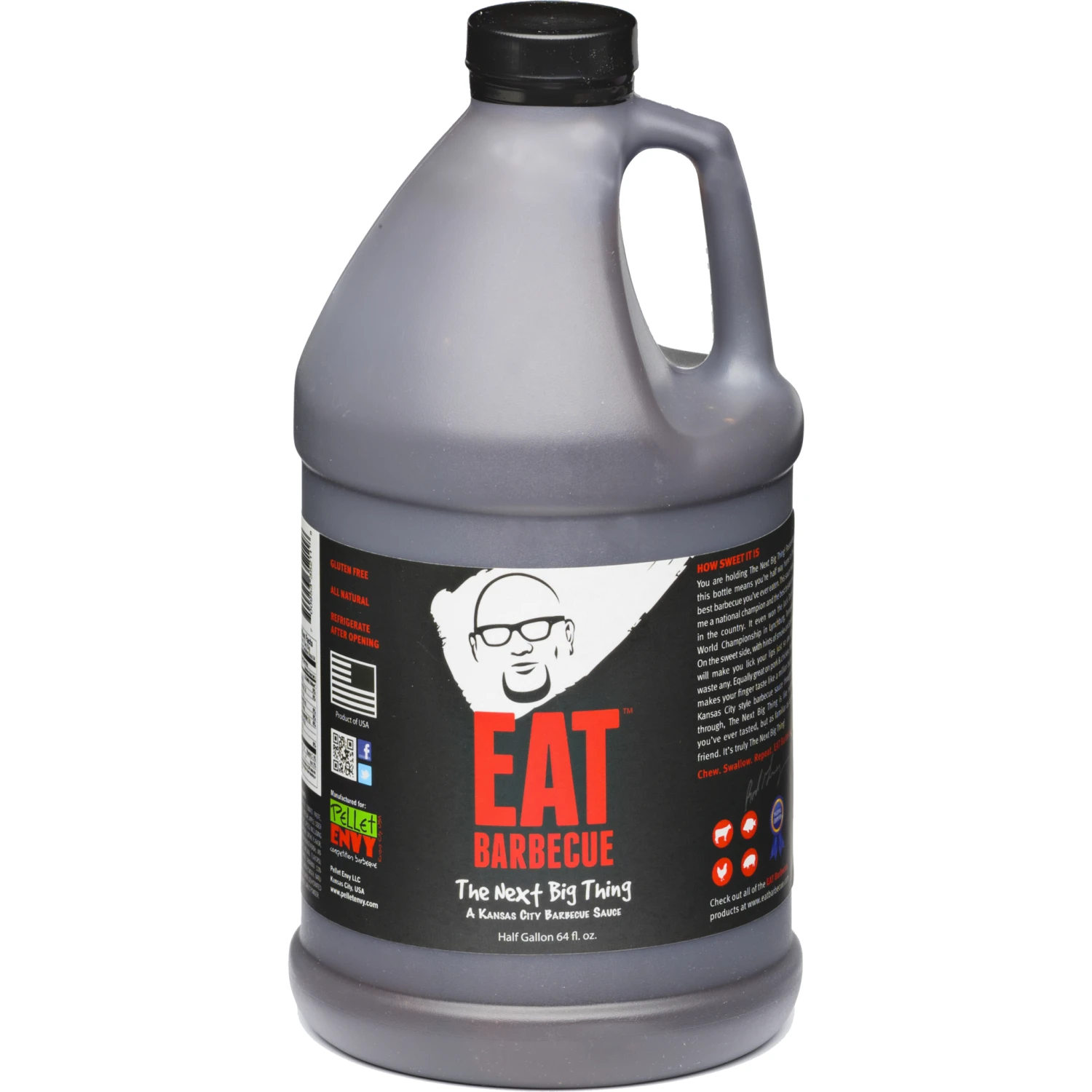 Eat Barbecue The Next Big Thing Sauce 1/2 Gallon 1 Eat Barbecue The Next Big Thing Sauce 1/2 Gallon