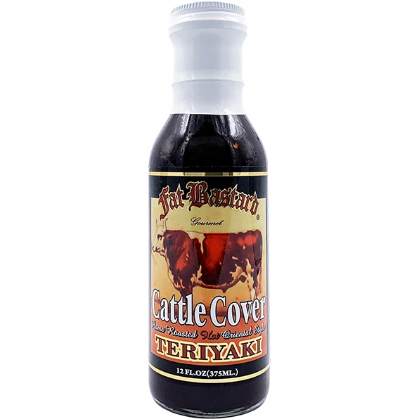 Fat Bastard Cattle Cover Teriyaki Sauce 12 Oz. 1 Fat Bastard Cattle Cover Teriyaki Sauce 12 Oz.