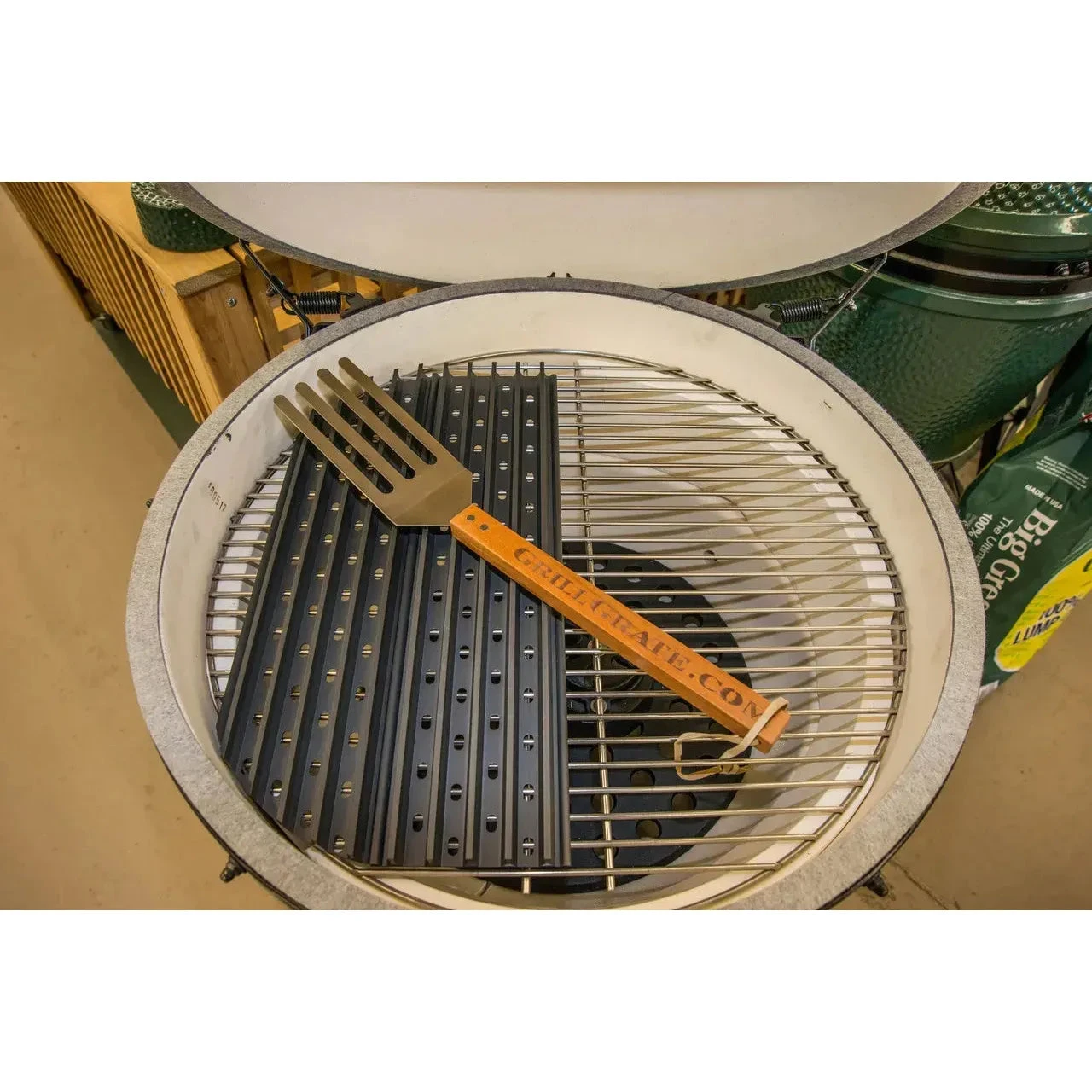 GrillGrate 20" Two Panel 1/2 Set For XL Big Green Egg 2 GrillGrate 20" Two Panel 1/2 Set For XL Big Green Egg - Image 2