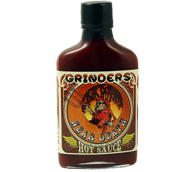 Grinders Near Death Hot Sauce (6.5 Oz.) 1 Grinders Near Death Hot Sauce (6.5 Oz.)
