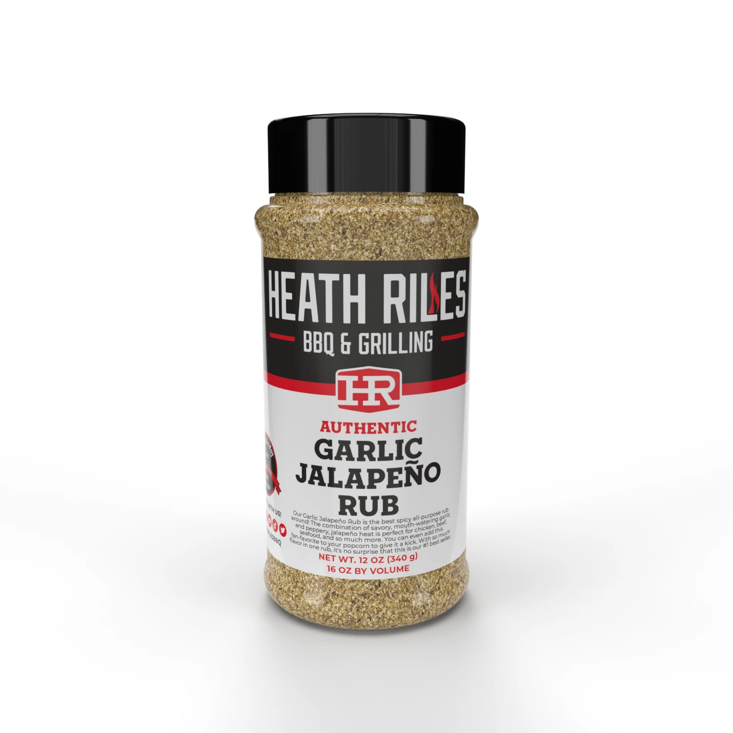 Heath Riles Garlic Jalapeño 16 Oz. 1 Heath Riles Garlic Jalapeño 16 Oz.