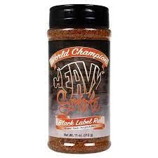 Heavy Smoke Black Label Rub 11 Oz.