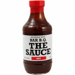 Hillsdale Bank Bar-B-Q The Sauce Hot 18 Oz.