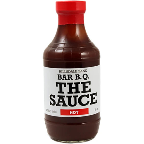 Hillsdale Bank Bar-B-Q The Sauce Hot 18 Oz. 1 Hillsdale Bank Bar-B-Q The Sauce Hot 18 Oz.