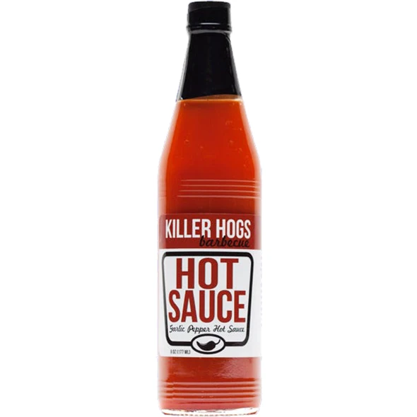 Killer Hogs Garlic Pepper Hot Sauce 6 Oz. 1 Killer Hogs Garlic Pepper Hot Sauce 6 Oz.