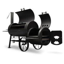 Yoder Smokers Kingman Offset Smoker -The Kansas City Bbq Store kingman offset pit smoker 7