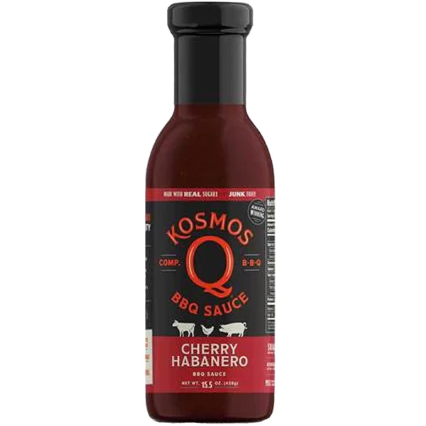 Kosmo's Q Cherry Habanero BBQ Sauce 15.5 Oz. 1 Kosmo's Q Cherry Habanero BBQ Sauce 15.5 Oz.