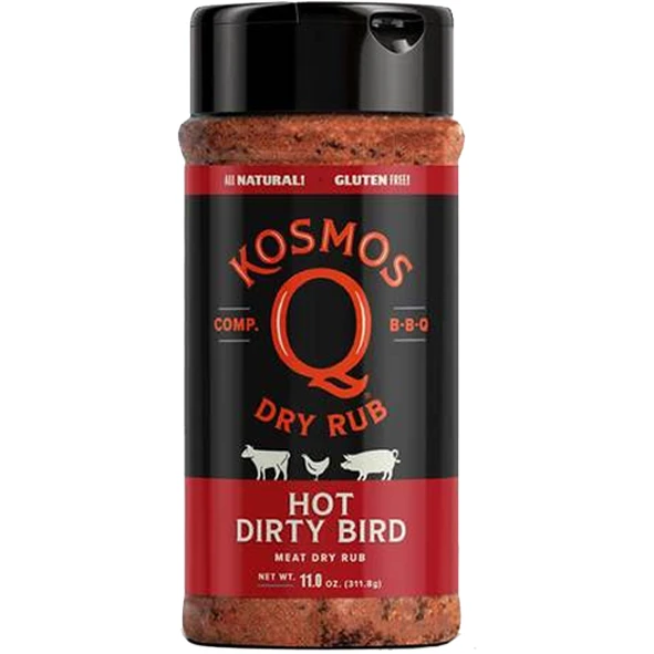 Kosmo's Q Dirty Bird Hot Rub 11 Oz. 1 Kosmo's Q Dirty Bird Hot Rub 11 Oz.