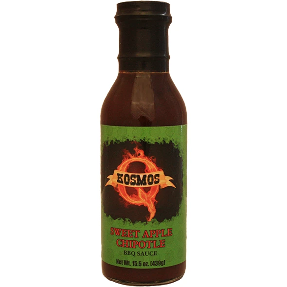 Kosmo's Q Sweet Apple Chipotle BBQ Sauce 15.5 Oz. 1 Kosmo's Q Sweet Apple Chipotle BBQ Sauce 15.5 Oz.