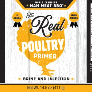 Man Meat BBQ Poultry Primer – Flavor-Boosting Marinade & Binder For Chicken, Turkey & Wings (14.5 Oz) 2 Man Meat BBQ Poultry Primer – Flavor-Boosting Marinade & Binder For Chicken, Turkey & Wings (14.5 Oz) - Image 2