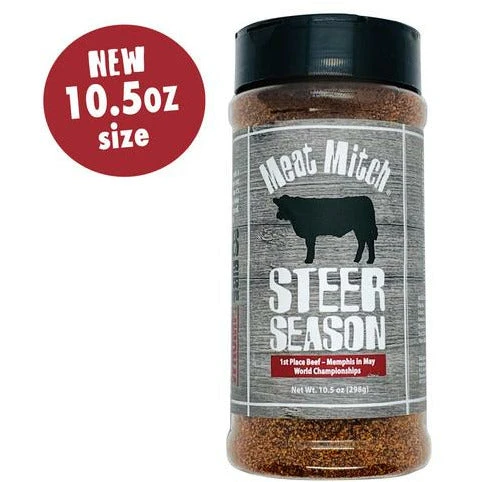 Meat Mitch Steer Season 9.5 Oz. 1 Meat Mitch Steer Season 9.5 Oz.