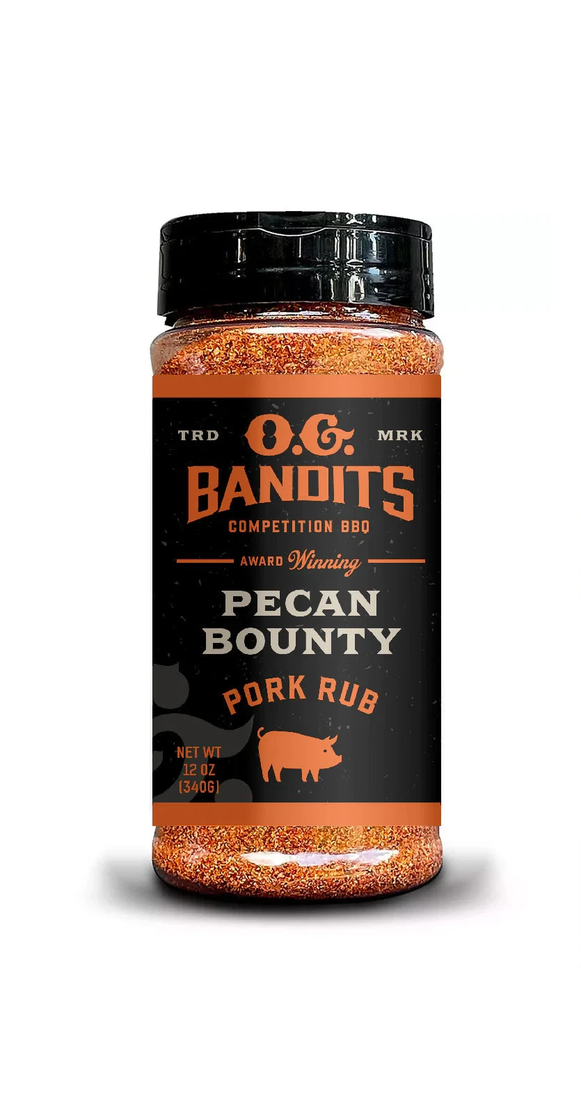 O.G. Bandits Pecan Bounty Pork Rub 12oz 1 O.G. Bandits Pecan Bounty Pork Rub 12oz