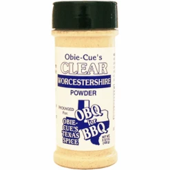 Obie-Cue's Clear Worcestershire Powder 3.52 Oz.