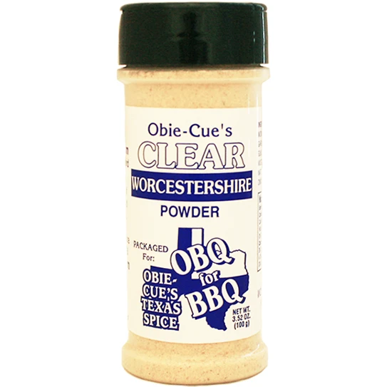 Obie-Cue's Clear Worcestershire Powder 3.52 Oz. 1 Obie-Cue's Clear Worcestershire Powder 3.52 Oz.