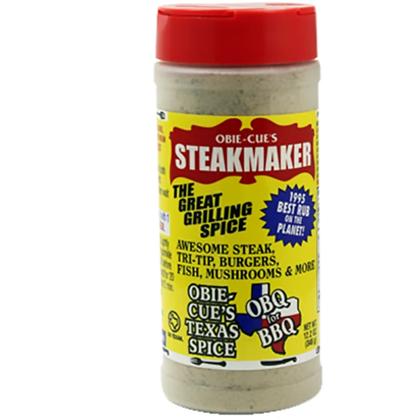 Obie-Cue's Steakmaker The Great Grilling Spice 12.2 Oz. 1 Obie-Cue's Steakmaker The Great Grilling Spice 12.2 Oz.