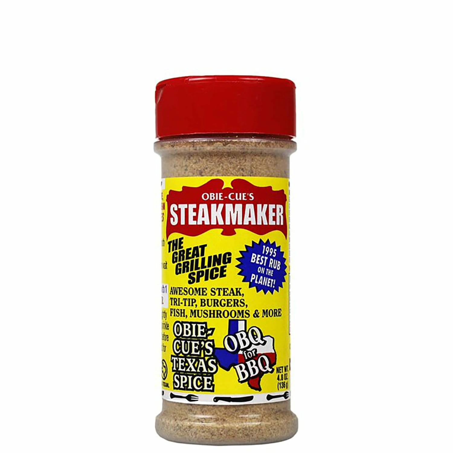 Obie-Cue's Steakmaker The Great Grilling Spice 4.8 Oz. 1 Obie-Cue's Steakmaker The Great Grilling Spice 4.8 Oz.