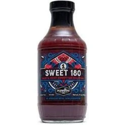 Plowboys BBQ Sweet 180 BBQ Sauce 16 Oz.