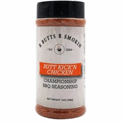 R Butts R Smokin' Butt Kick'n Chicken Championship BBQ Seasoning 13 Oz.