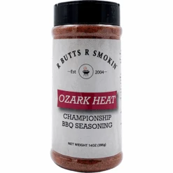R Butts R Smokin' Ozark Heat Championship BBQ Seasoning 14 Oz.