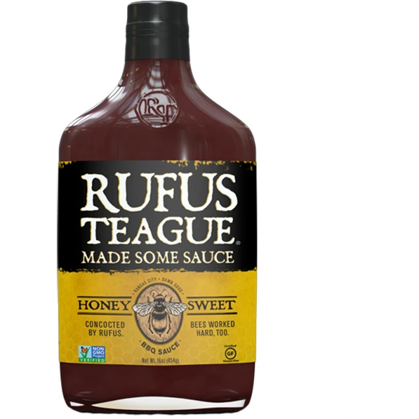 Rufus Teague Honey Sweet Barbecue Sauce 16 Oz. 1 Rufus Teague Honey Sweet Barbecue Sauce 16 Oz.