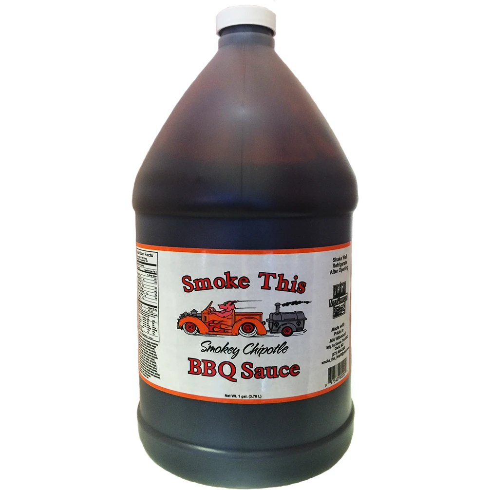 Smoke This Smokey Chipotle BBQ Sauce Gallon 1 Smoke This Smokey Chipotle BBQ Sauce Gallon