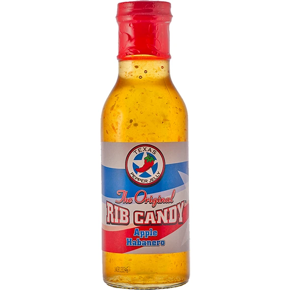 Texas Pepper Jelly Rib Candy Apple Habanero Rib Glaze 12 Oz. 1 Texas Pepper Jelly Rib Candy Apple Habanero Rib Glaze 12 Oz.