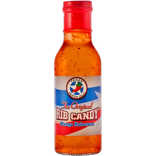 Texas Pepper Jelly Rib Candy Mango Habanero 12 Oz. 1 Texas Pepper Jelly Rib Candy Mango Habanero 12 Oz.