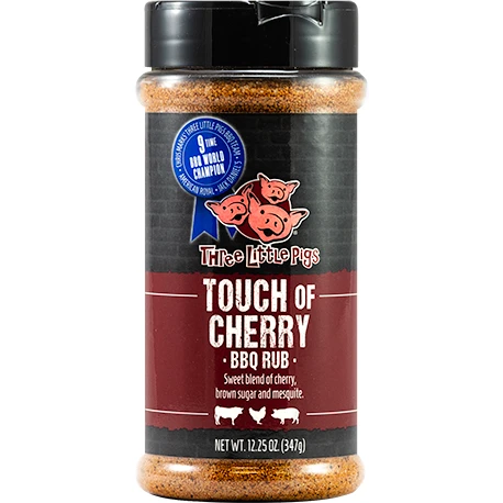 Three Little Pigs Touch Of Cherry BBQ Rub12.25 Oz. 1 Three Little Pigs Touch Of Cherry BBQ Rub12.25 Oz.