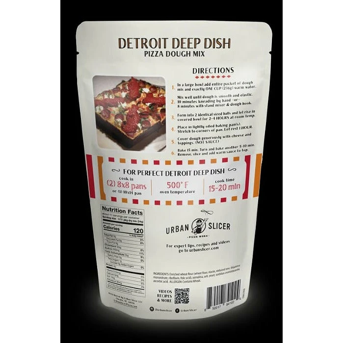 Urban Slicer Pizza Worx Detroit Deep Dish Pizza Dough Mix 3 Urban Slicer Pizza Worx Detroit Deep Dish Pizza Dough Mix - Image 3